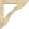 Ekena Millwork Olympic Slat Rough Sawn Bracket w/ Offset Brace, Douglas Fir, 6"W x 34"D x 34"H BKT0604X34X34OLY06RDF - alternate 3